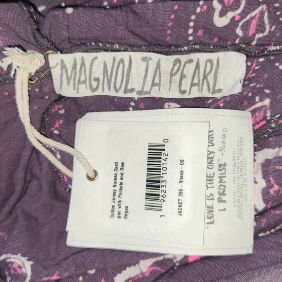 New magnolia pearl stargazer cardi purple pink bandana cardigan OS Karesa ithaca - Picture 13 of 16